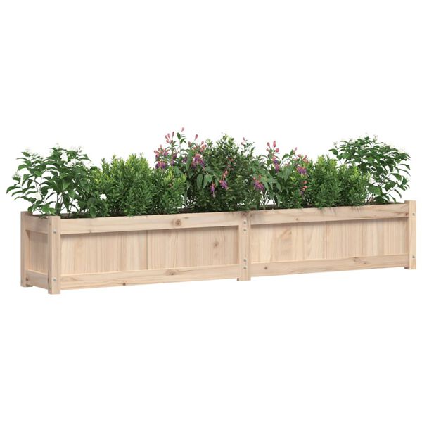 vidaXL Garden Planter 180x31x31 cm Solid Wood Pine