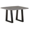 vidaXL Coffee Table with Live Edges 60x60x40 cm Solid Acacia Wood