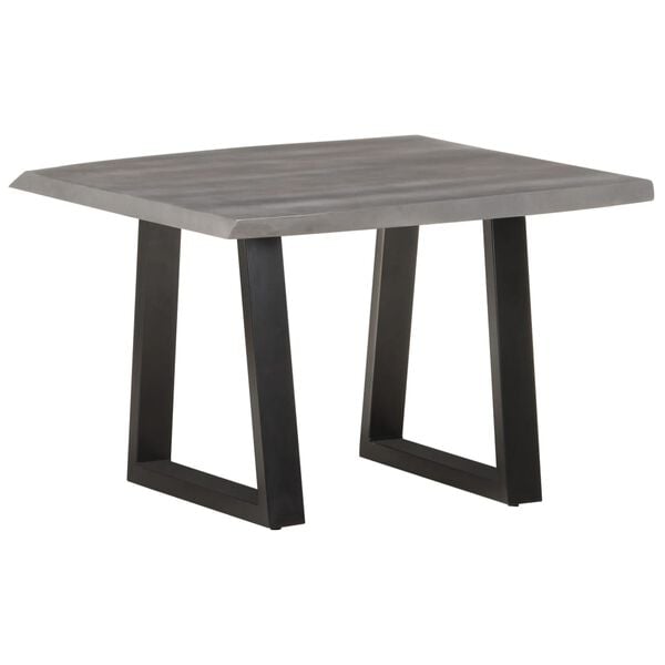 vidaXL Coffee Table with Live Edges 60x60x40 cm Solid Acacia Wood