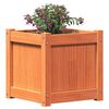 vidaXL Garden Planters 2 pcs Wax Brown Solid Wood Pine
