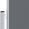 vidaXL Retractable Side Awning Anthracite 117x1200 cm