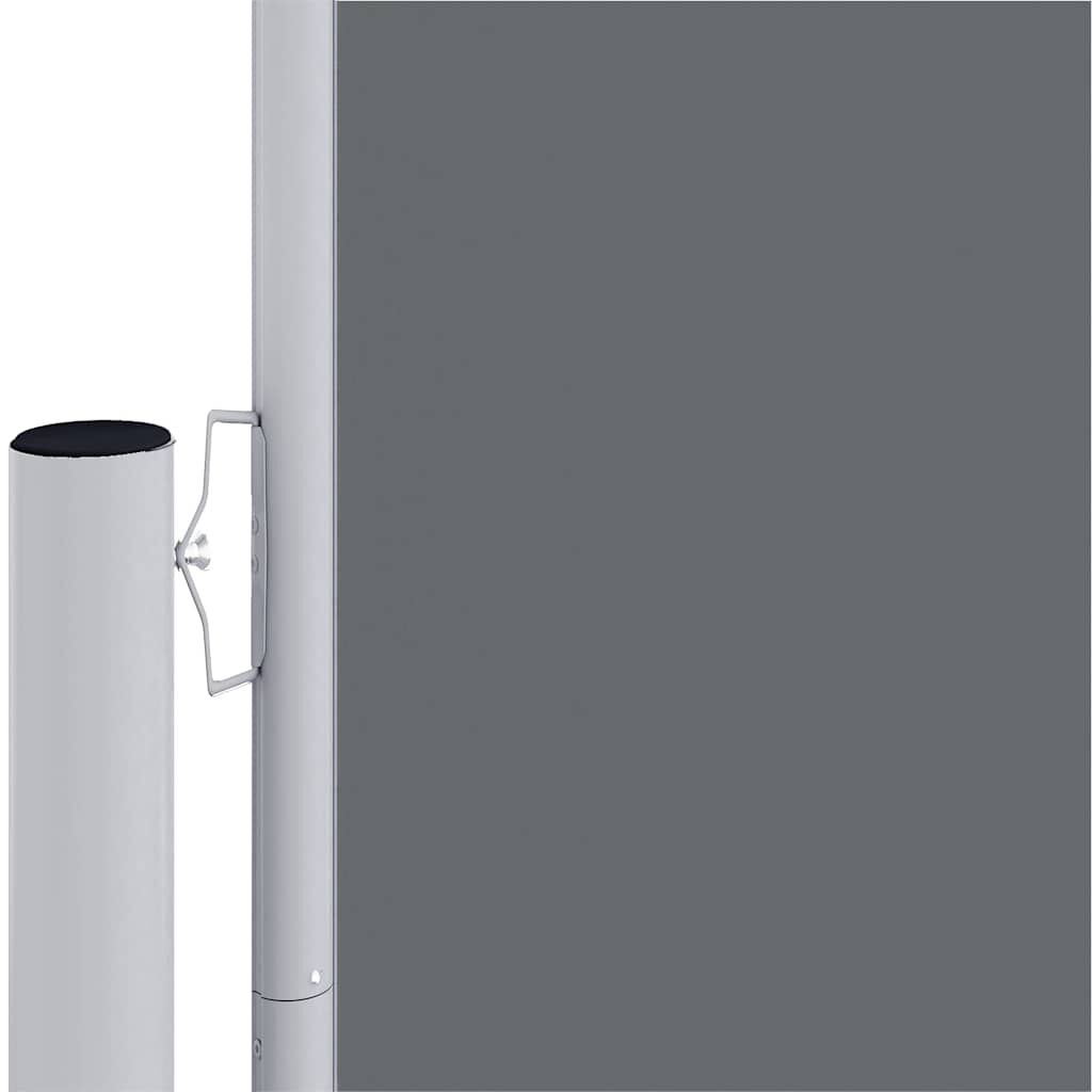 vidaXL Retractable Side Awning Anthracite 117x1200 cm