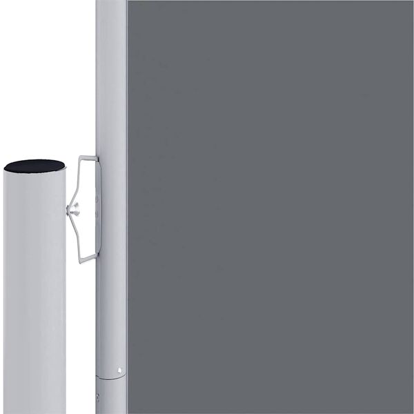 vidaXL Retractable Side Awning Anthracite 117x1200 cm