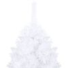 vidaXL Artificial Pre-lit Christmas Tree with Thick Branches White 120 cm