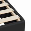 vidaXL Bed Frame without Mattress Black Queen Faux Leather