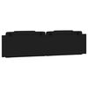 vidaXL Headboard Cushion "Viana" Black 193 cm Faux Leather