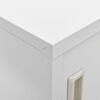 vidaXL Locker Cabinet Light Grey 90x45x92.5 cm Steel