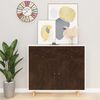 vidaXL Self-adhesive Furniture Films 2 pcs Dark Oak 500x90 cm PVC