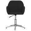 vidaXL Swivel Office Chair Black Fabric