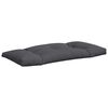vidaXL Pallet Cushions 2 pcs Anthracite Fabric
