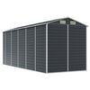vidaXL Garden Shed Anthracite 191x470x198 cm Galvanised Steel