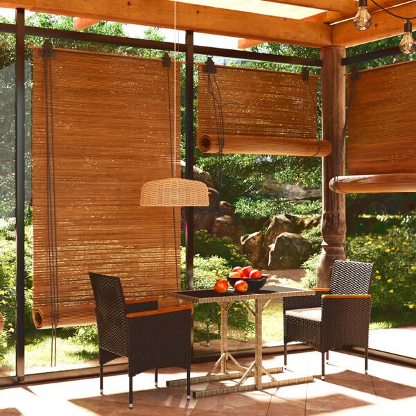 vidaXL 3 Piece Garden Dining Set Black