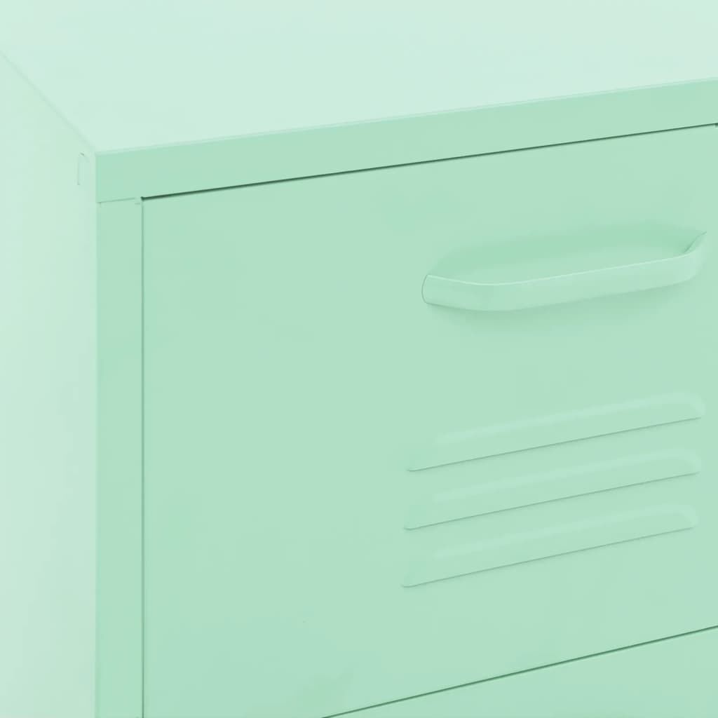 vidaXL Storage Cabinet Mint 42.5x35x101.5 cm Steel
