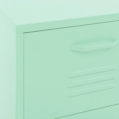 vidaXL Storage Cabinet Mint 42.5x35x101.5 cm Steel