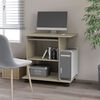 vidaXL Computer Desk Sonoma Oak 80x50x75 cm Engineered Wood