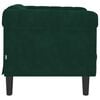 vidaXL Sofa Chair Dark Green Velvet
