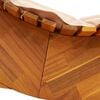 vidaXL Sun Lounger 2 pcs Brown 60 x 154 x 74cm Solid Acacia wood