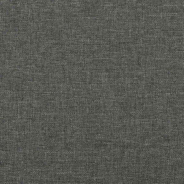 vidaXL Bed Frame without Mattress Dark Grey 137x190 cm Full Fabric