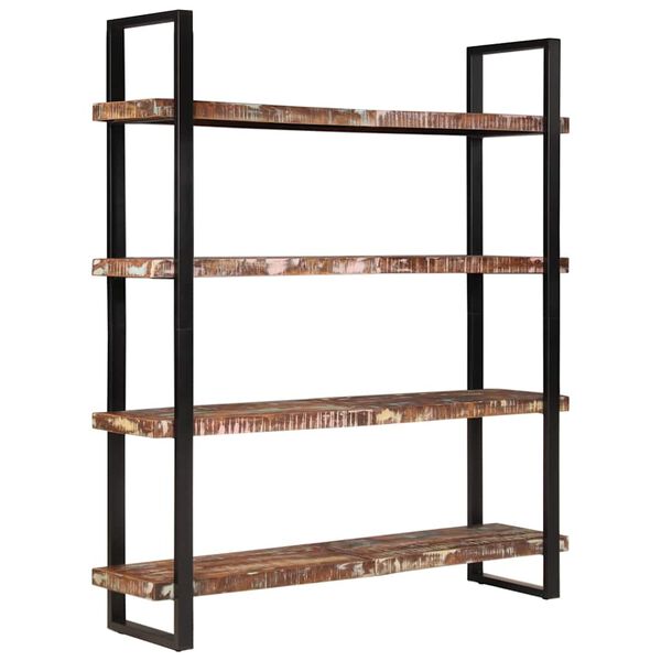 vidaXL 4-Tier Bookcase 160x40x180 cm Solid Reclaimed Wood