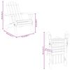 vidaXL Garden Adirondack Chair Solid Acacia Wood