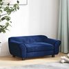vidaXL Dog Sofa Blue 72x45x30 cm Plush