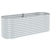 vidaXL Garden Raised Bed | Silver | Galvanised steel | Large | Durable