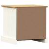 vidaXL Bedside Cabinet VIGO White 42x35x42 cm Solid Wood Pine