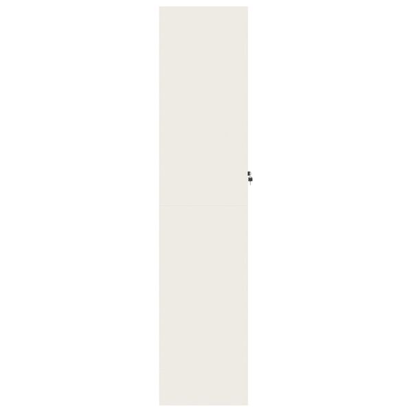 vidaXL File Cabinet White 90x40x180 cm Steel