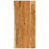 vidaXL Bathroom Vanity Top Solid Acacia Wood 114x52x2.5 cm