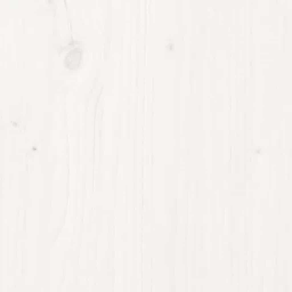 vidaXL Table Top White Ø30x2.5 cm Solid Wood Pine
