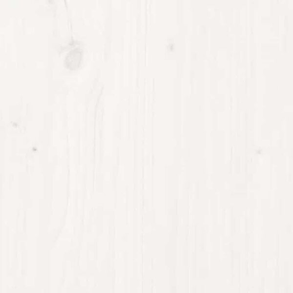 vidaXL Table Top White Ø30x2.5 cm Solid Wood Pine