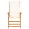 vidaXL Reclining Garden Chairs 2 pcs Brown Solid Acacia Wood