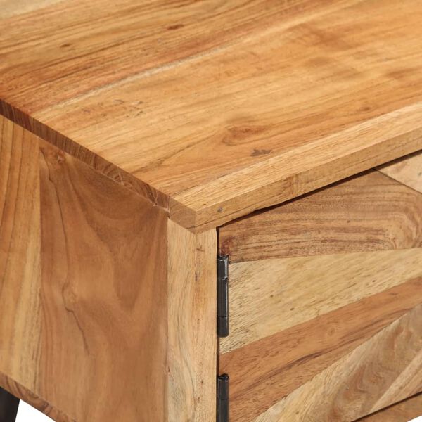 vidaXL TV Cabinet 145x35x35 cm Solid Acacia Wood