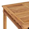 vidaXL Garden Dining Table 80x80x80 cm Solid Teak Wood