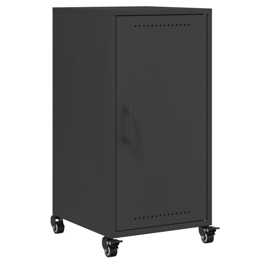vidaXL Sideboard Black 36x39x72 cm Steel