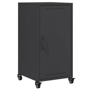 vidaXL Sideboard Black 36x39x72 cm Steel