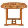 vidaXL Garden Table 200x100x75 cm Solid Wood Eucalyptus