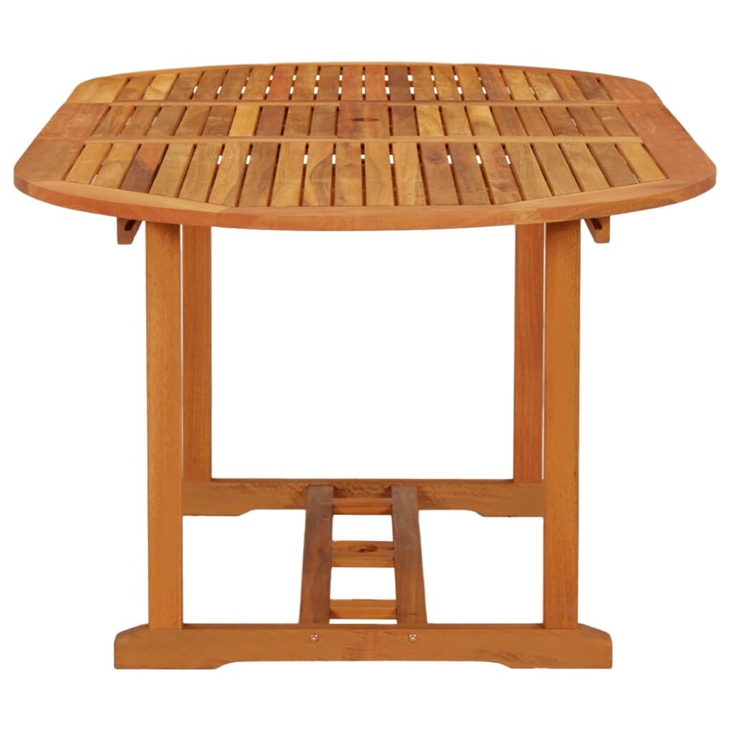 vidaXL Garden Table 200x100x75 cm Solid Wood Eucalyptus