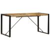 vidaXL Dining Table 160x80x75 cm Solid Mango Wood