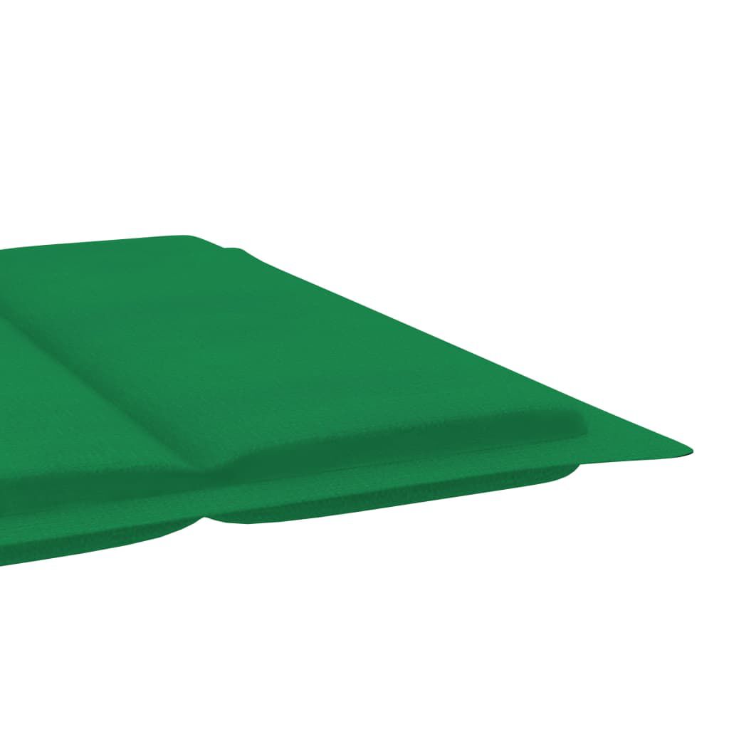 vidaXL Rocking Sun Lounger with Cushion Solid Teak Wood