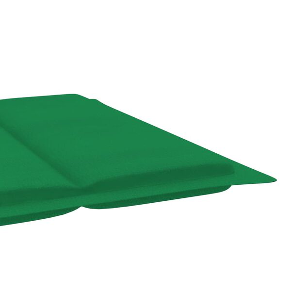 vidaXL Rocking Sun Lounger with Cushion Solid Teak Wood