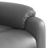 vidaXL Massage Recliner Chair Grey Faux Leather