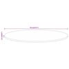 vidaXL Table Top Ø 70x1.5 cm Round Solid Wood Rough Mango