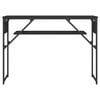 vidaXL Console Table with Shelf Black 105x30x75cm Engineered Wood