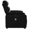 vidaXL Stand up Massage Recliner Chair Black Faux Leather
