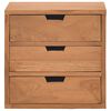 vidaXL Bedside Cabinet 40x30x40 cm Solid Teak Wood