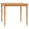vidaXL 3 Piece Garden Dining Set with Cushions Solid Teak Wood