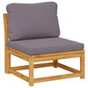 vidaXL 7 Piece Garden Lounge Set with Cushions Solid Wood Acacia