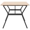 vidaXL Dining Table Y-Frame 180x90x75 cm Solid Wood Pine and Steel