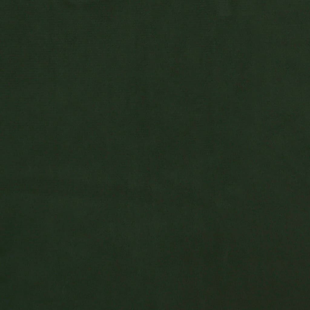 vidaXL 2-Seater Sofa Bed Dark Green Velvet